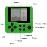 Multicolor Retro Game Console Children Tetris