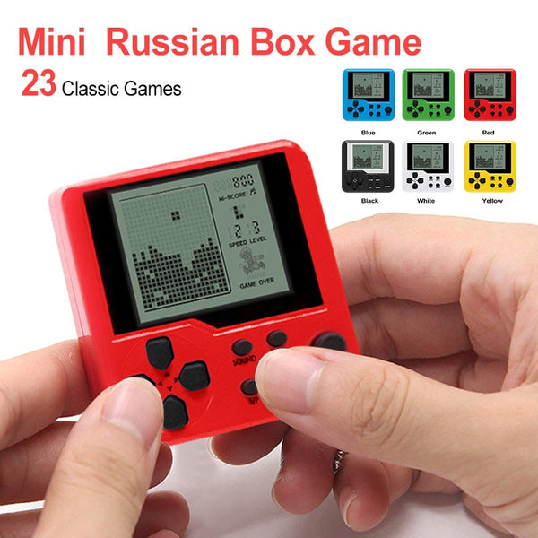 Multicolor Retro Game Console Children Tetris